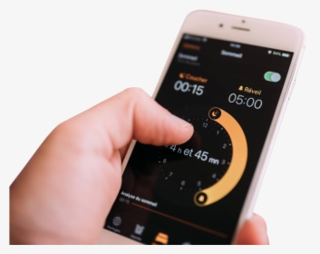Setting Alarm Clock On Smart Phone - Smartphone, HD Png Download, Transparent PNG