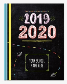 Pictavo Chalkboard Yearbook Cover - Examples Of Yearbook Cover, HD Png Download, Transparent PNG