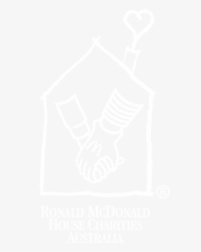 Ronald Mcdonald House Logo White , Png Download - Ronald Mcdonald House Logo White, Transparent Png, Transparent PNG