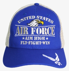 24364 - U - S - Air Force Cap - Made In Usa - Royal - Us Air Force Hat Transparent, HD Png Download, Transparent PNG