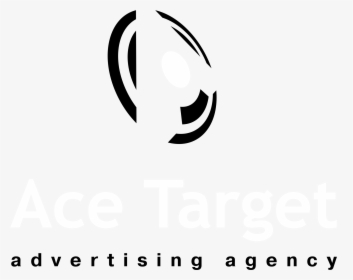 Ace Target Logo Black And White - Calligraphy, HD Png Download, Transparent PNG