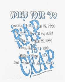 Photo Wcw West Texas Rednecks Rap Is Crap World Tour - Calligraphy, HD Png Download, Transparent PNG