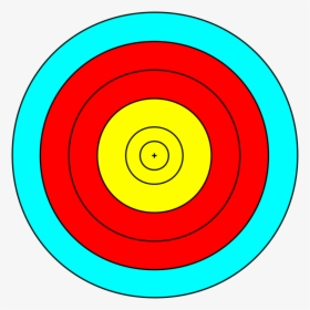 Symmetry,area,symbol - Five Zone Archery Target, HD Png Download, Transparent PNG