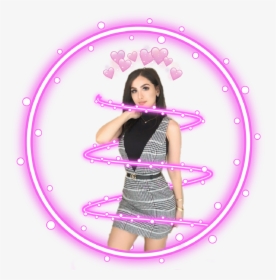#sssniperwolf #pretty #youtuber #swirl #hearts - Neon Red Circle Png, Transparent Png, Transparent PNG