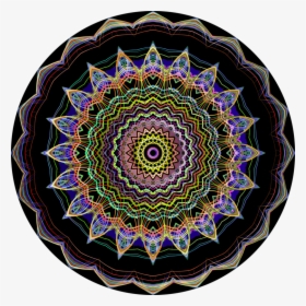 Art,symmetry,fractal Art - Circle, HD Png Download, Transparent PNG