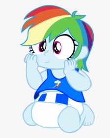Baby Equestria Girl Rainbow Dash By Megarainbowdash2000 - Mlp Eg Rainbow Dash, HD Png Download, Transparent PNG