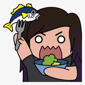 Finally Got A Chance To Work On My New Emote Yumm Eat - Cartoon, HD Png Download, Transparent PNG