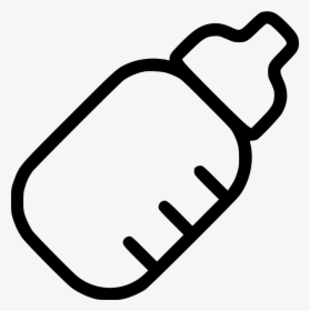 Baby Bottle - Baby Bottle Icon Free, HD Png Download, Transparent PNG