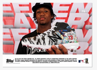 2019 Atlanta Braves Topps Now® Players Weekend 6 Card - 2019 Players Weekend Cleats, HD Png Download, Transparent PNG