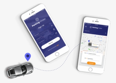 Bacancy Technology Car Parking App Development Drives - Iphone, HD Png Download, Transparent PNG