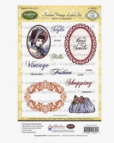 Fashion Vintage Labels Six Cling Stamps Cl-04845   - Parallel, HD Png Download, Transparent PNG