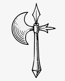 Double Edged Axe Drawing, HD Png Download, Transparent PNG