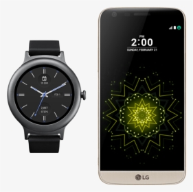 Lg G5 Watch Style - Lg G5 Pink, HD Png Download, Transparent PNG