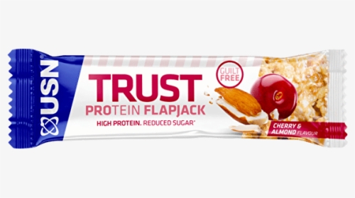 Trust Protein Flapjack 70g Bar Cherry & Almond Flavour - Usn Trust Protein Flapjack, HD Png Download, Transparent PNG