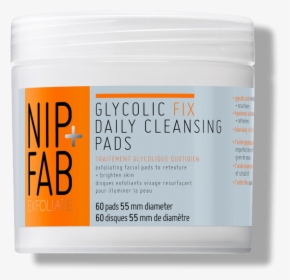 Glycolic Fix Daily Cleansing Pads Nip Fab - Cosmetics, HD Png Download, Transparent PNG