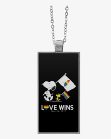 Love Wins In Taiwan Snoopy Lgbt Necklaces - Lgbt, HD Png Download, Transparent PNG