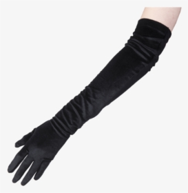 Evening Gloves Png Picture - Velvet Long Sleeve Gloves, Transparent Png, Transparent PNG