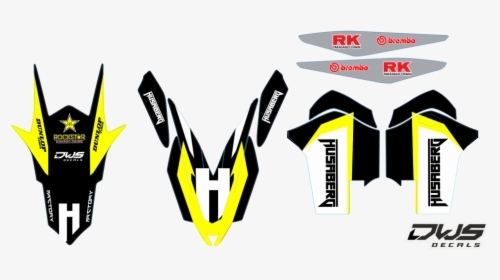 Trimset Husaberg Fe Te 2013/2018 Model - Husaberg Rear Fender Decal, HD Png Download, Transparent PNG