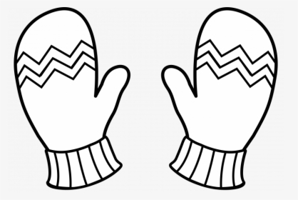 Mittens Jokingart Com - Mittens Clipart Black And White, HD Png Download, Transparent PNG