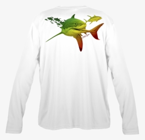 Rasta Great White Men S Long-sleeve Solar Performance - Long-sleeved T-shirt, HD Png Download, Transparent PNG