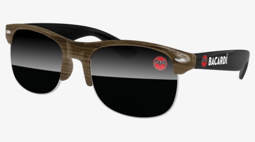 Faux Wood 2 Tone Club Promotional Sunglasses W/ 1 Color - Plastic, HD Png Download, Transparent PNG