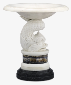 George Iii Marble And Blue John Dolphin Tazza - Statue, HD Png Download, Transparent PNG