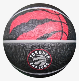 Toronto Basketball Pallone Team Nba Sport Raptors - Toronto Raptors Logo On Basketball, HD Png Download, Transparent PNG