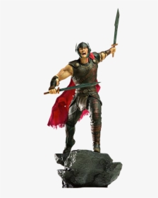 Thor 1/10th Scale Statue - Iron Studios Thor, HD Png Download, Transparent PNG