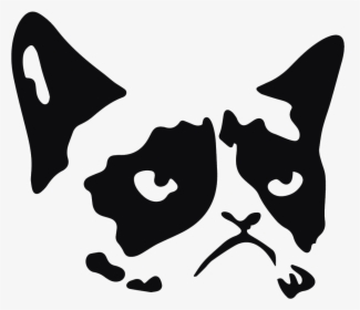 Grumpy Cat Decal, HD Png Download, Transparent PNG