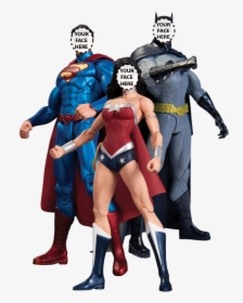 Superhero Boxset Personalized - Dc Comic Wonder Woman Superman Batman, HD Png Download, Transparent PNG