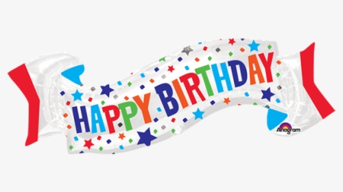 Happy Birthday Banner Foil Balloon, HD Png Download, Transparent PNG