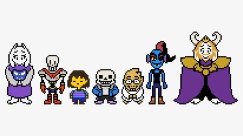 The Undertale Crew - Height Of Frisk Undertale, HD Png Download, Transparent PNG