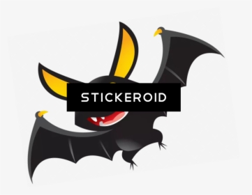 Cartoon Bat Clipart , Png Download - Halloween Bat Png Clip Art, Transparent Png, Transparent PNG
