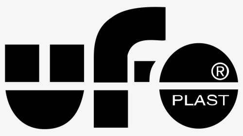 Ufo Plast Logo Black And White - Ufo, HD Png Download, Transparent PNG