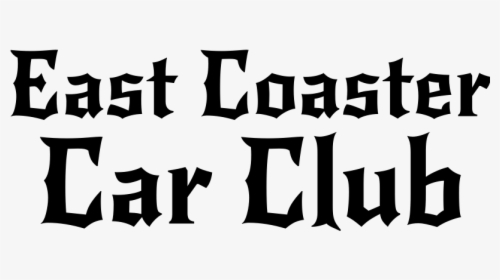 East Coaster Car Club Decal - Calligraphy, HD Png Download, Transparent PNG