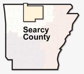 Searcy County Map - Arkansas, HD Png Download, Transparent PNG