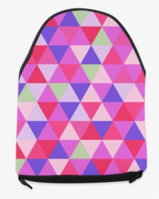 Geometric Pink Triangle Pattern Crossbody Bag - Backpack, HD Png Download, Transparent PNG