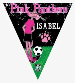 Pink Panthers Triangle Individual Team Pennant - Graphic Design, HD Png Download, Transparent PNG