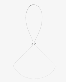 Silver Metal Body Chain With Small Charm - Silver, HD Png Download, Transparent PNG