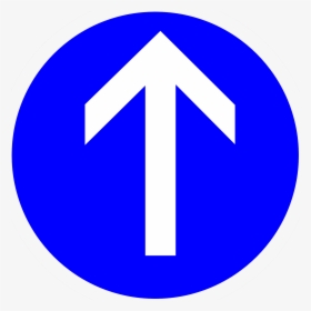 Street Sign Straight Ahead, HD Png Download, Transparent PNG