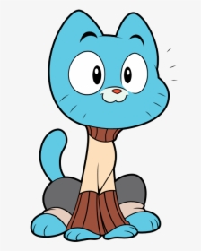 Cat Purring Clipart Image Royalty Free Stock The Amazing - Amazing World Of Gumball Cat, HD Png Download, Transparent PNG