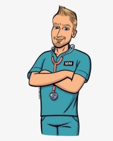Male Nurse Clipart, HD Png Download, Transparent PNG