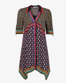 Front Image Of Alice & Olivia Conner Handkerchief Shirt, HD Png Download, Transparent PNG
