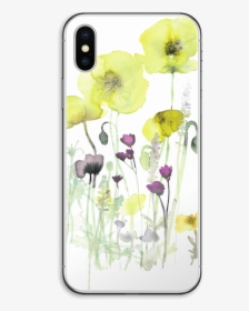 Painted Yellow Flowers Skin Iphone X - Ipad Pro 水彩, HD Png Download, Transparent PNG