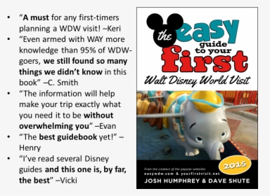 The Easy Guide To Your First Walt Disney World Visit - Flyer, HD Png Download, Transparent PNG