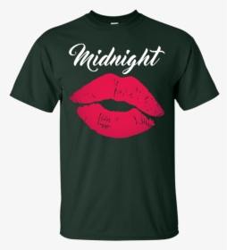 Midnight Kiss New Year Eve Resolution Ball Drop Lips - Active Shirt, HD Png Download, Transparent PNG