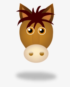 Cartoon Horse Face Drawing, HD Png Download, Transparent PNG