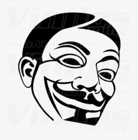 V Drawing For Vendetta - 壁紙 アノニマス, HD Png Download, Transparent PNG