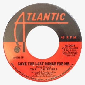 Medium 45 1960 Drifters Savethelastdance - Circle, HD Png Download, Transparent PNG