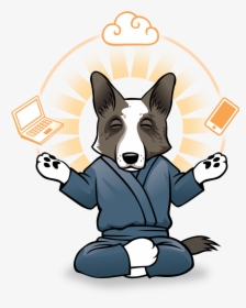 Zen Internet Dog - Dog Catches Something, HD Png Download, Transparent PNG